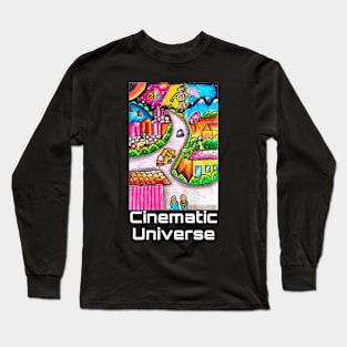 cinematic universe : hitchhikers guide Long Sleeve T-Shirt